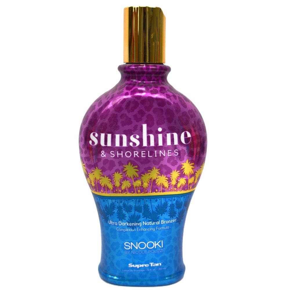 Supre Tan Snooki Sunshine & Shorelines Natural Bronzer Tanning Lotion 12 Fl Oz